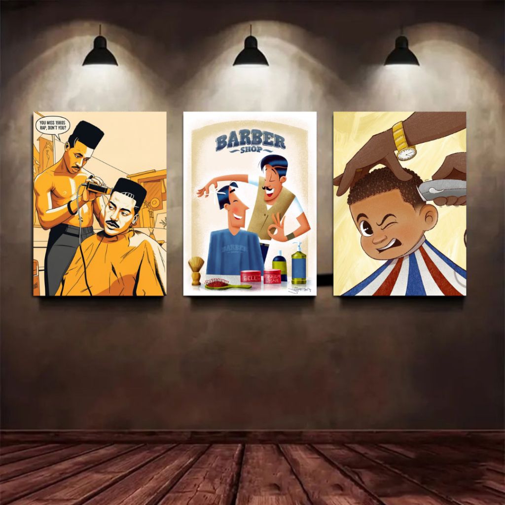 Poster Barbershop/ Hiasan Dinding Barbershop