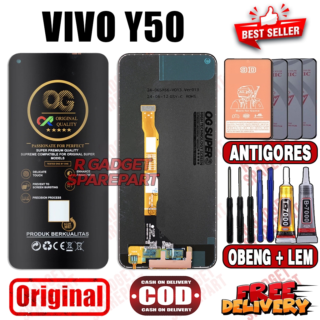Lcd Touchscreen VIVO Y50 Original OG SUPER Fullset