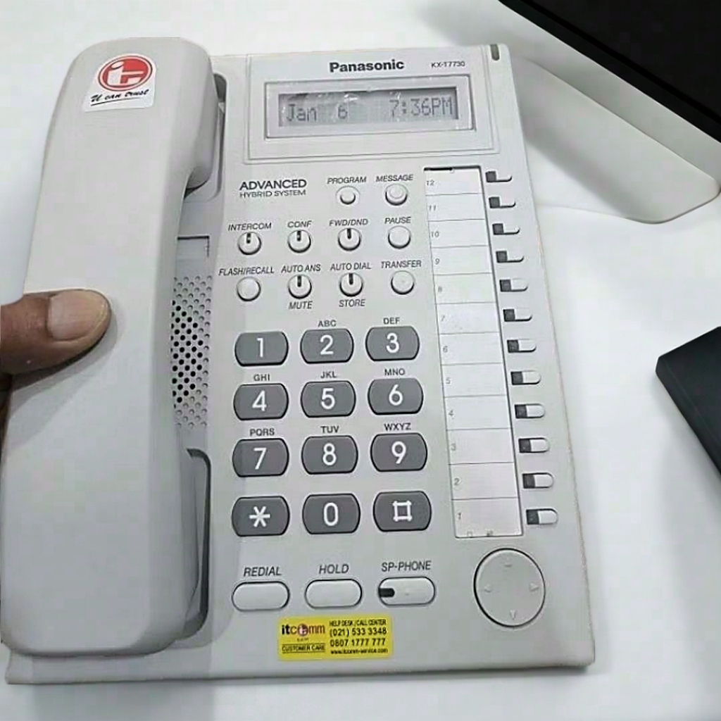Telepon Panasonic KX-T7730 Key Telephone Digital Unit Second Bagus