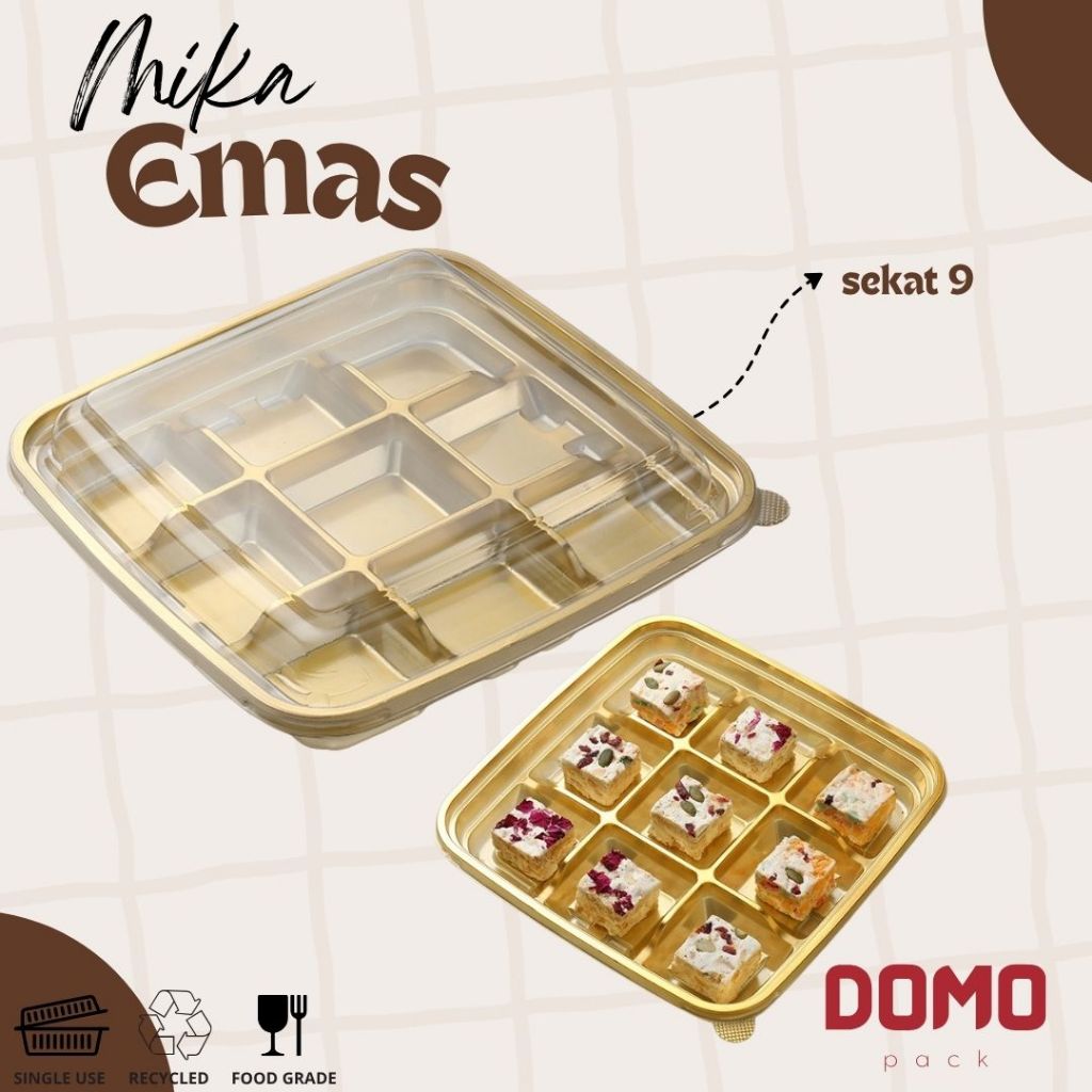 Box Mika Gold Box Mika sekat 9 Box Mooncake sekat 9 box mooncake box mooncake box kue eggtart box