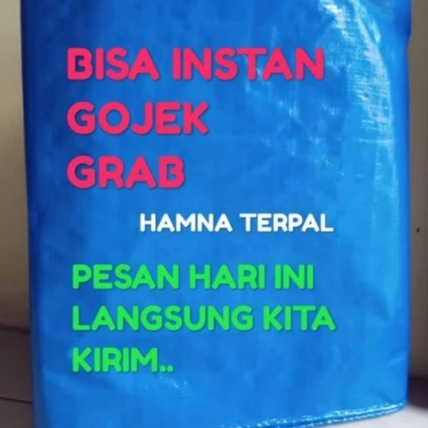 Terpal Tenda 4x4 4x5 4x6 A3 Terpal Jemur Padi Terpal Kolam Ikan