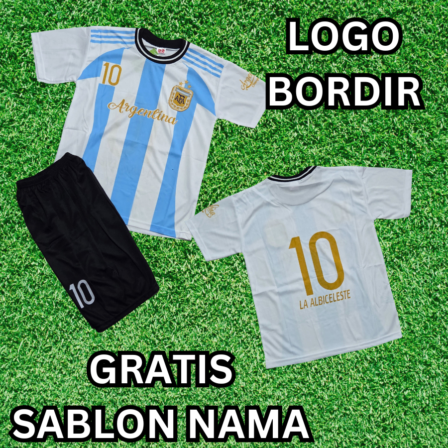 COD SABLON NAMA BAJU BOLA SPANYOL/SETELAN BOLA ANAK NEGARA SPANYOL