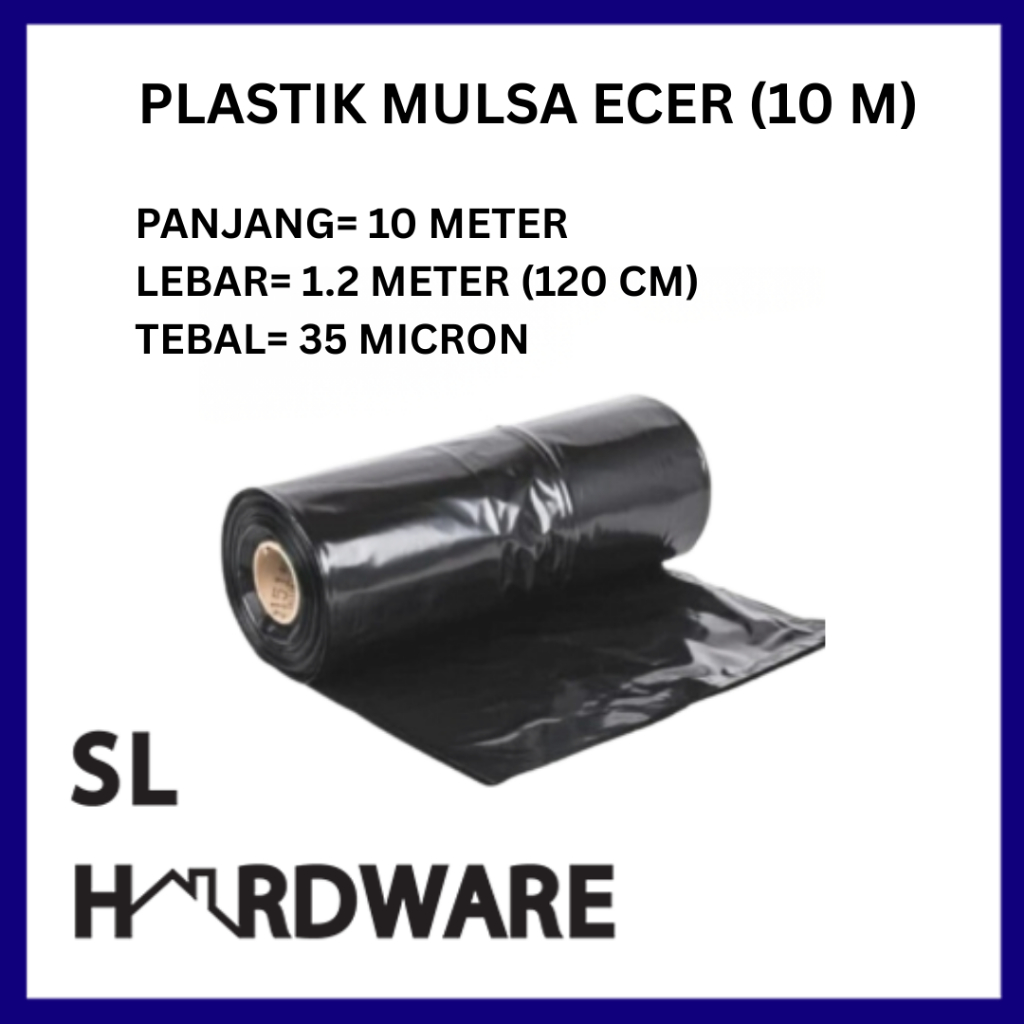 Plastik Mulsa Hitam Perak Mulsa Perkebunan Mulsa Ecer Mulsa 1 Meter