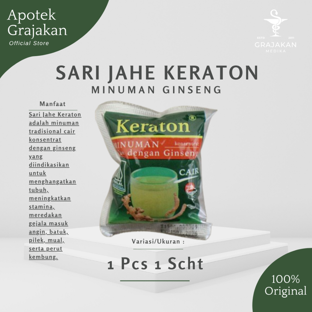 SARI JAHE KERATON CAIR GINSENG