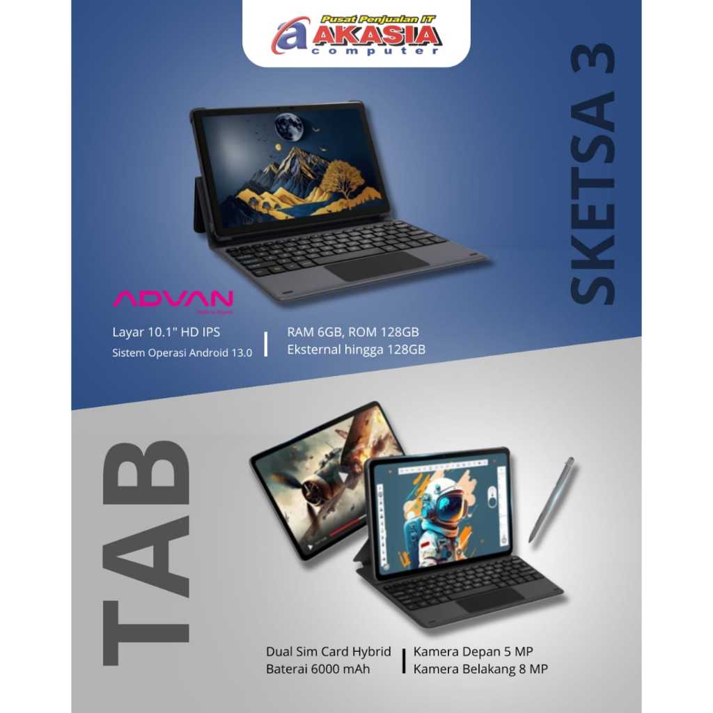 Advan Tablet Sketsa 3 6 Gb