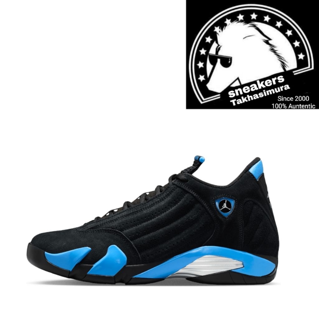 Air Jordan 14 Black University Blue
