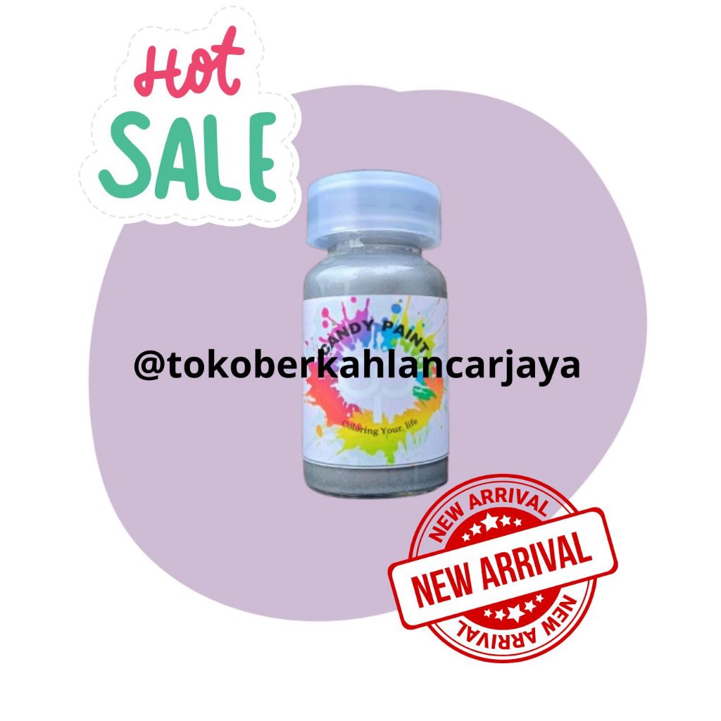 (SEMPROT) 12.5 ML CAT PEWARNA LOGAM CHROME CAT PEWARNA LOGAM CHROME CANDY PAINT INSTAN