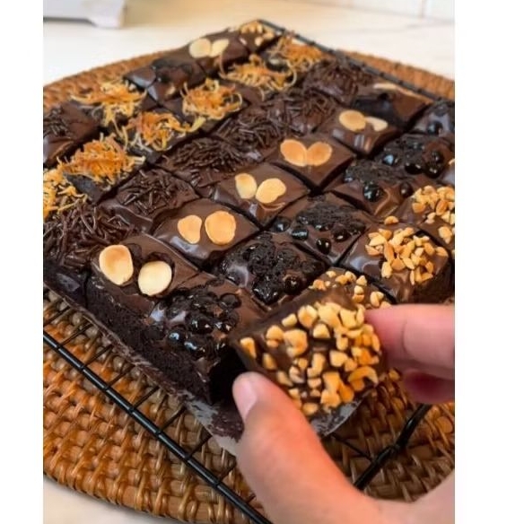 Brownies Fudgy Panggang Premium 20x20
