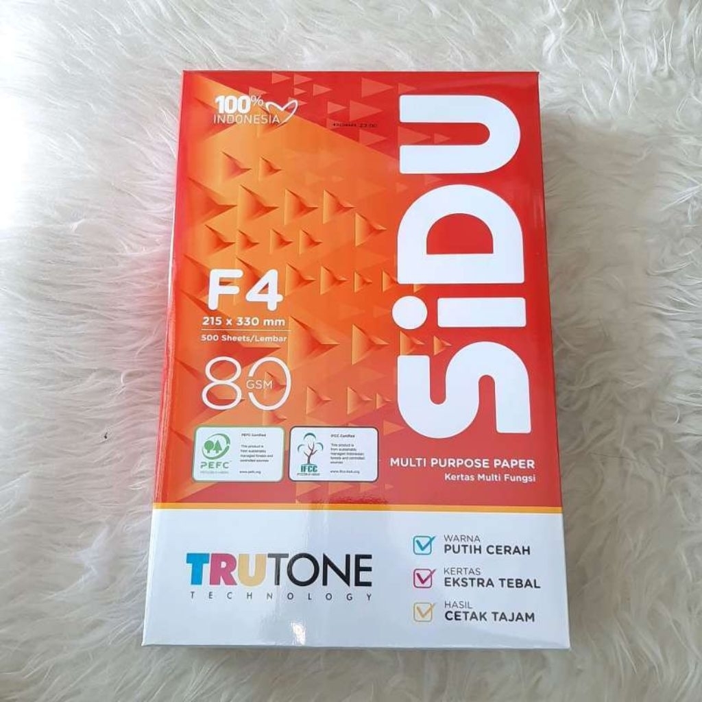 KERTAS HVS UKURAN F4 80 GRAM