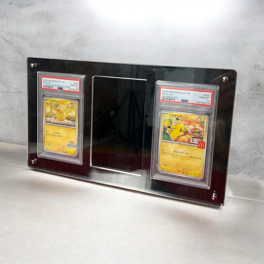 Frame kartu pokemon PSA / Bingkai akrilik kartu pokemon / Stand kartu