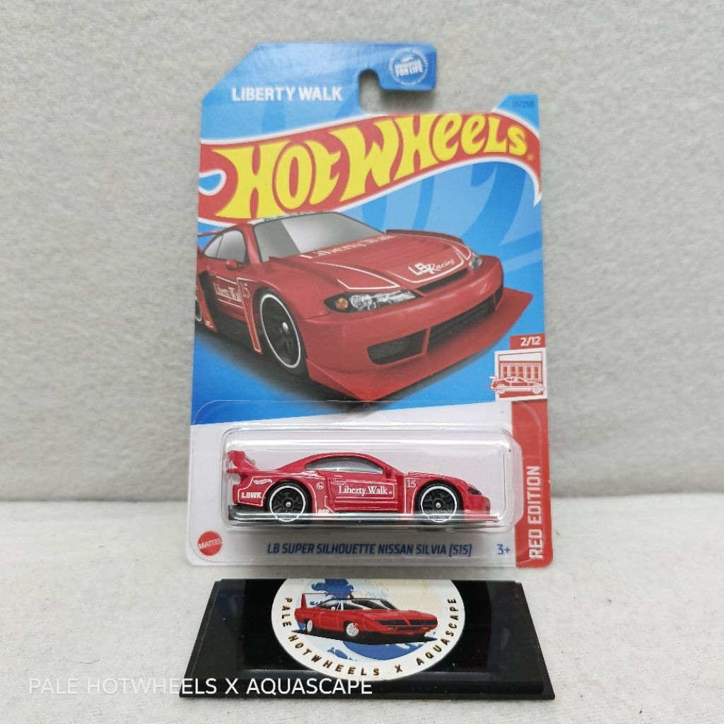 HOTWHEELS LIBERTY WALK LB SUPER SILHOUETTE NISSAN SILVIA S15 RED EDITION MULUS RARE