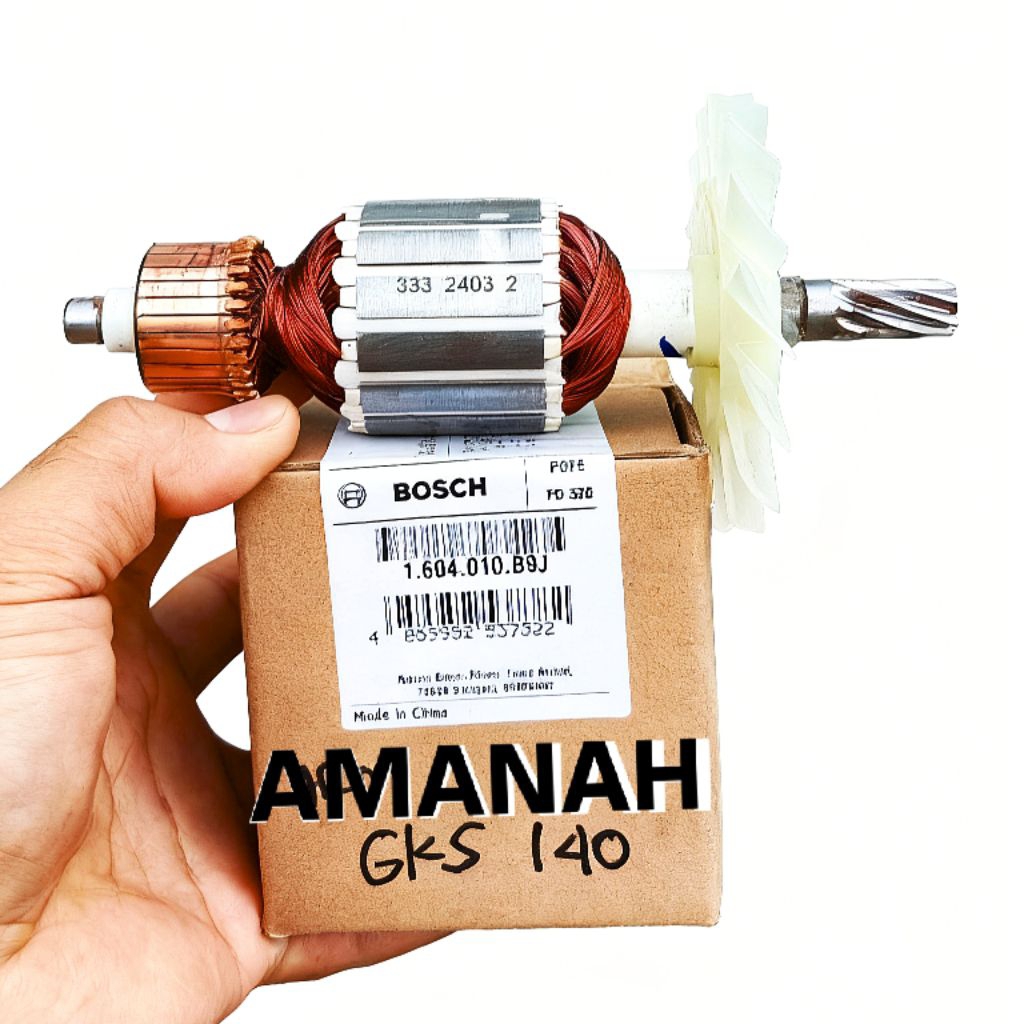 Angker armature bosch gks 140 for mesin serkel circular saw 7 inch