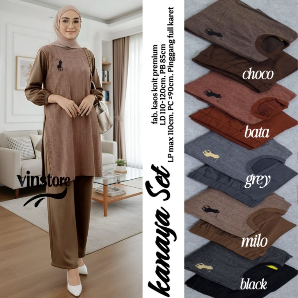 KANAYA SET BY VINSTORE (SET TUNIK)