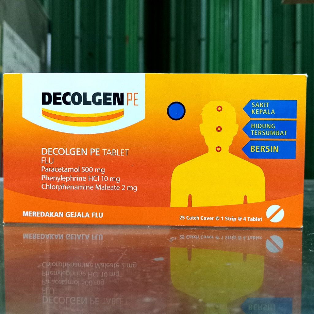 DECOLGEN FLU 1 BOX ISI 25 LEMBAR / DECOLGEN PE FLU 1 BOX