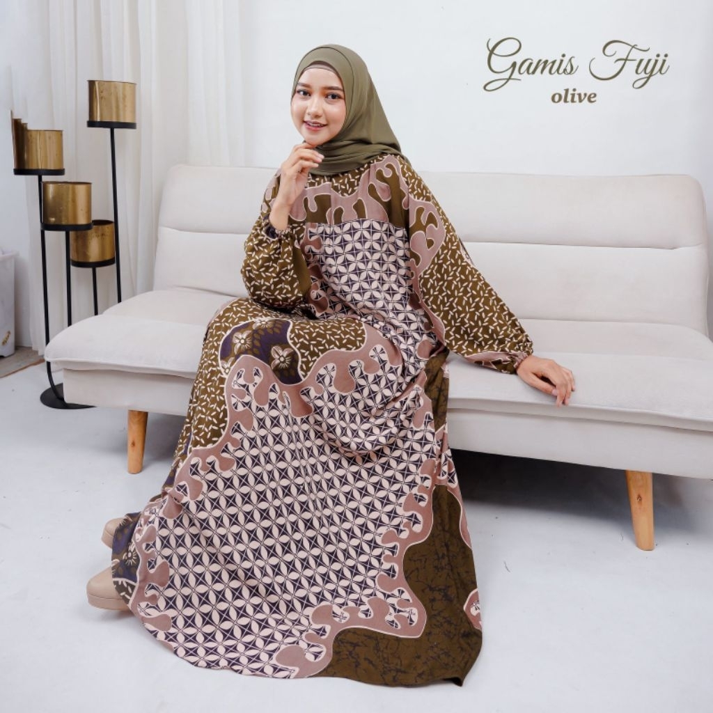 Homedress Fuji Gamis Rayon Premium Jumbo