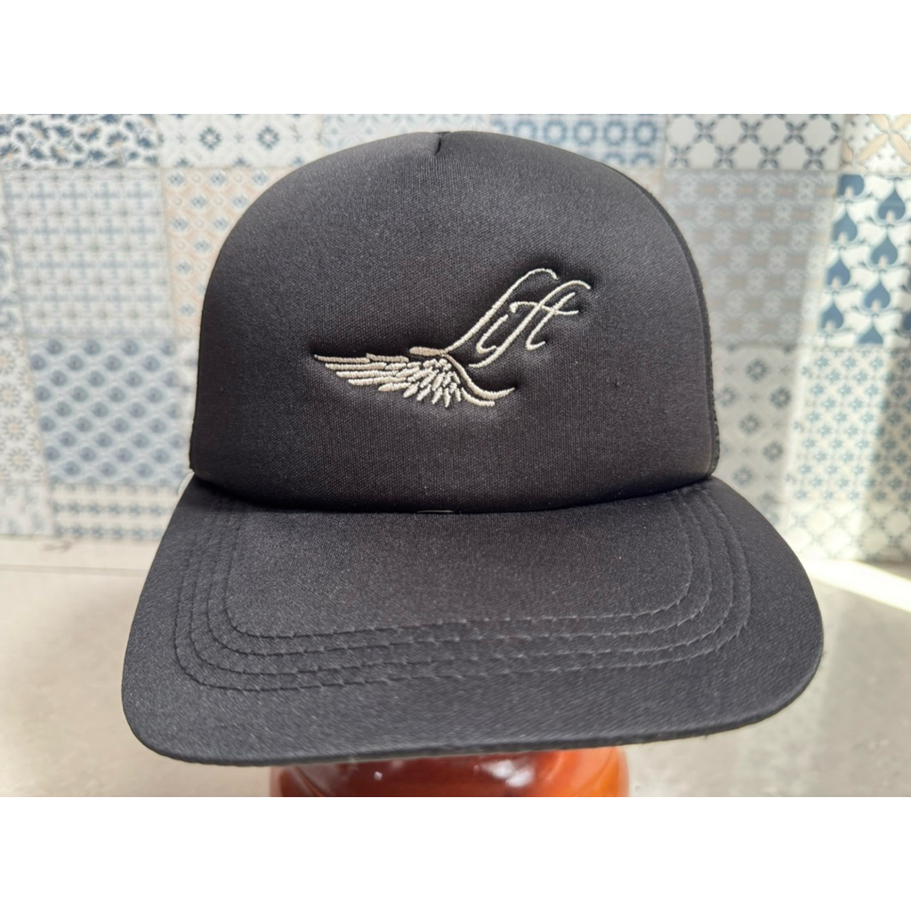 Topi Second Brand Branded Lift Hitam Trucker By Kup Original