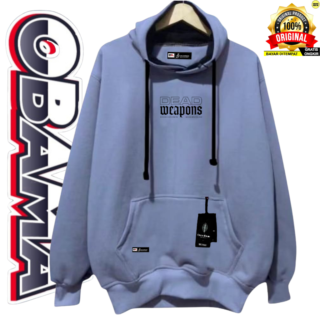Hoodie Premium Sweater Hoodie Pria Distro Kachios Bruno Mars Abu Paralon/Denim Original Tebal Size M