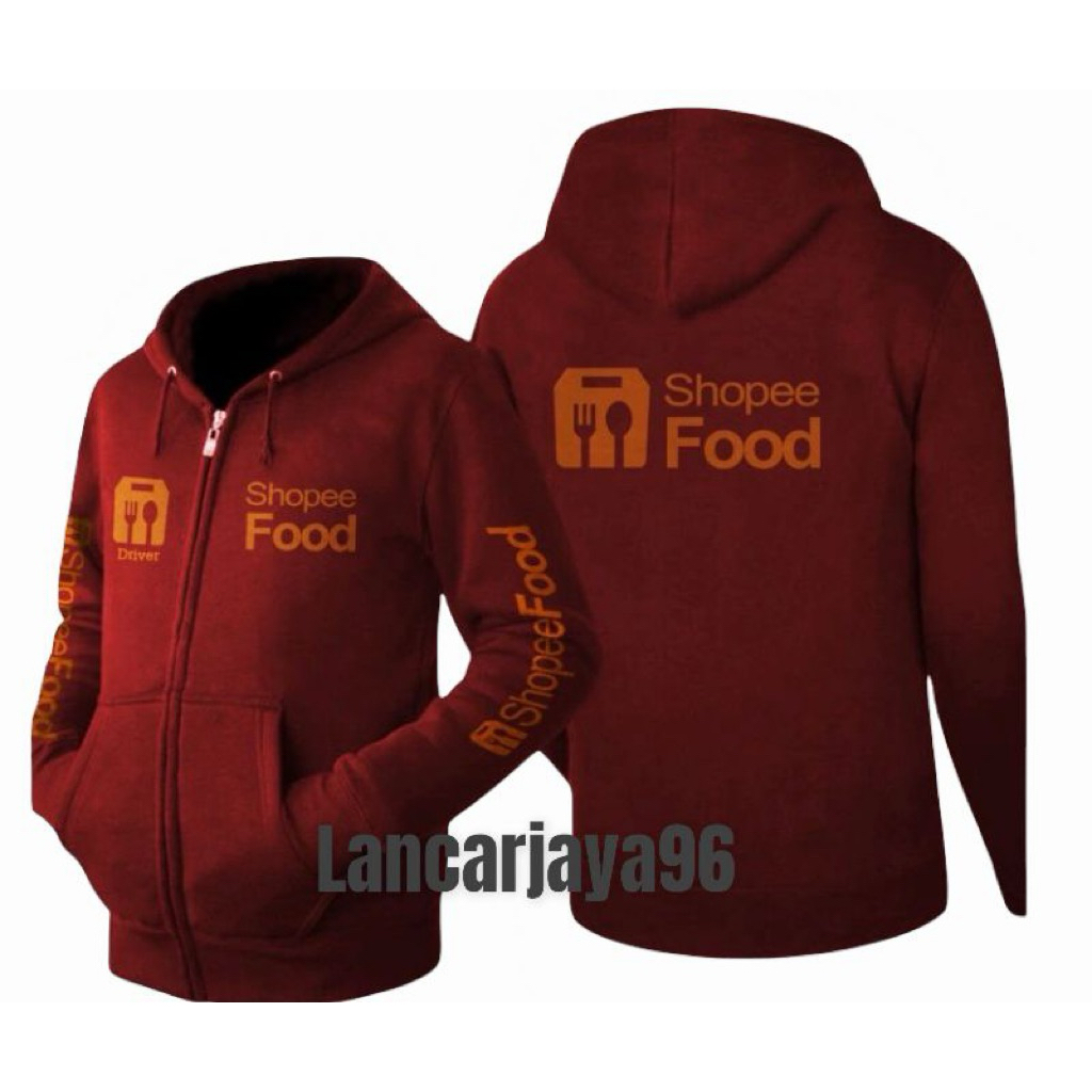 JAKET SWEATER HOODIE SHOPEE FOOD RESLETING TERBARU JAKET POLOS