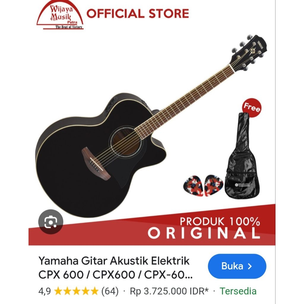 Gitar Yamaha CPX 600 Compas  Original