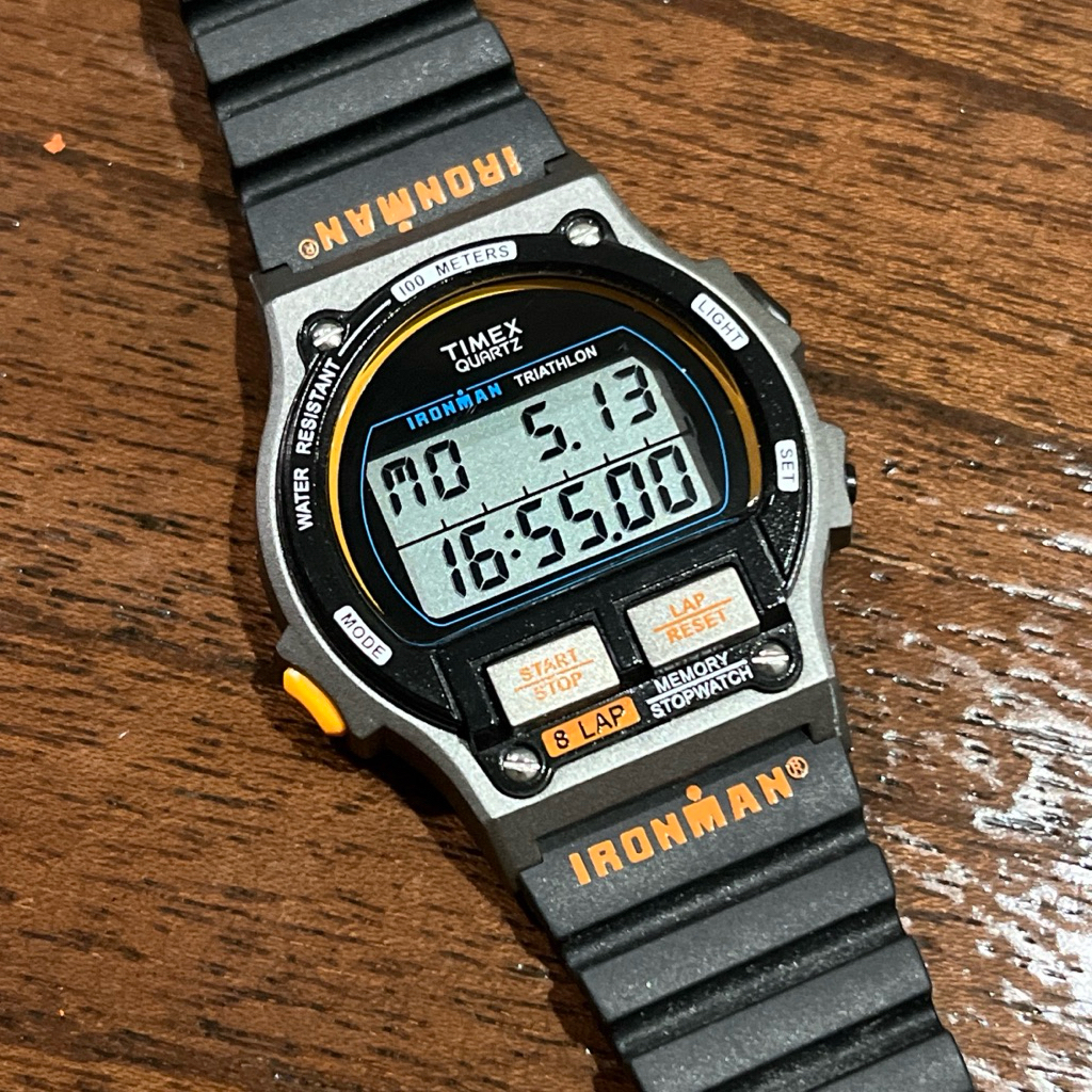 TIMEX watch Ironman 8 lap triathlon Japan Market Beams Gray