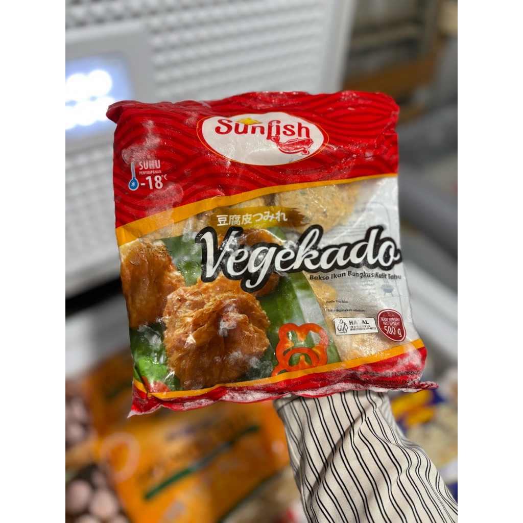 sunfish vegekado, sunfish bakso cumi, sunfish kembang cumi, sunfish ekor udang, shifudo kembang cumi