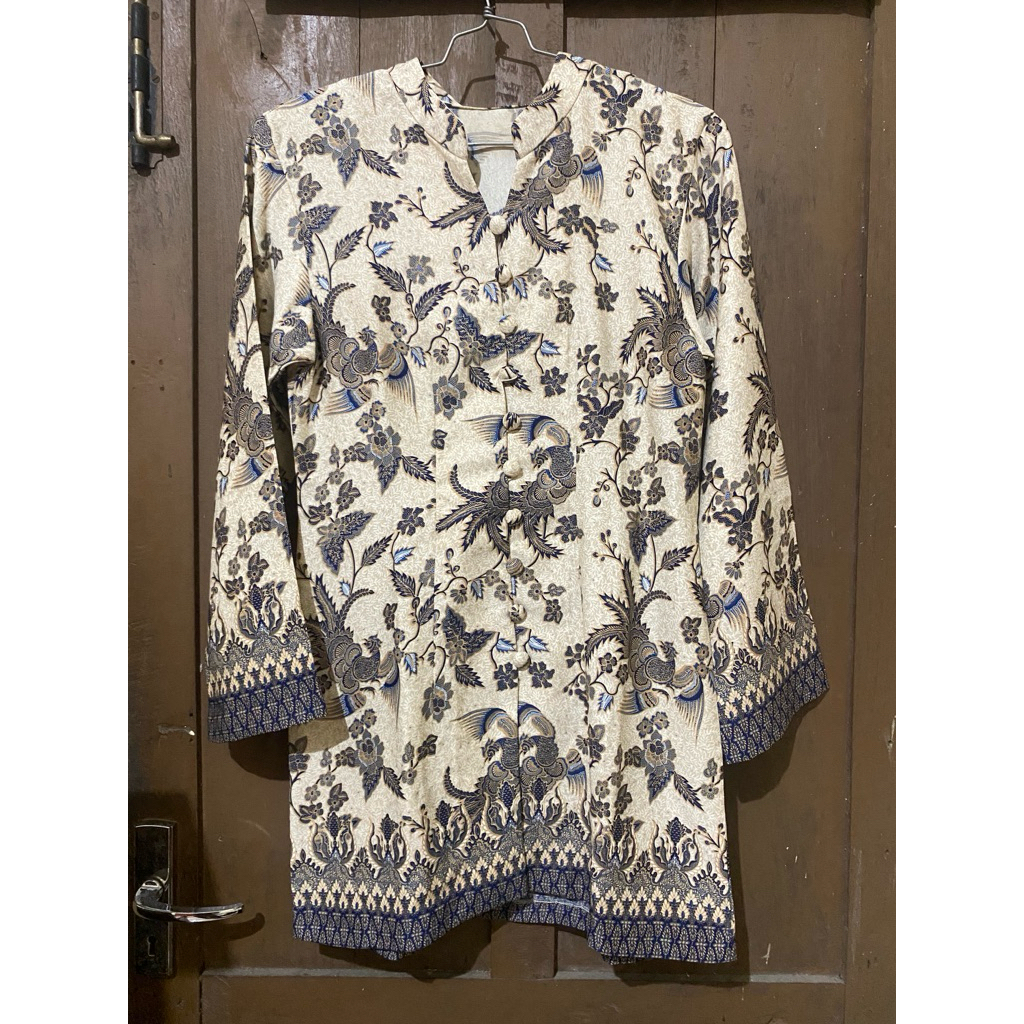 BAJU BATIK WANITA TUNIK BATIK LENGAN PANJANG BAHAN MEWAH