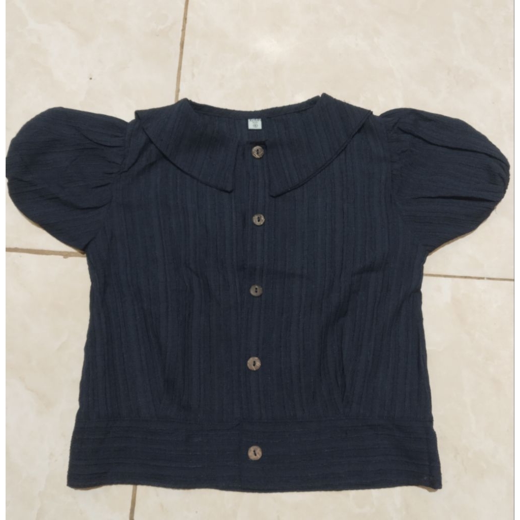 Kemeja Blouse anak Kelvin kids size 6