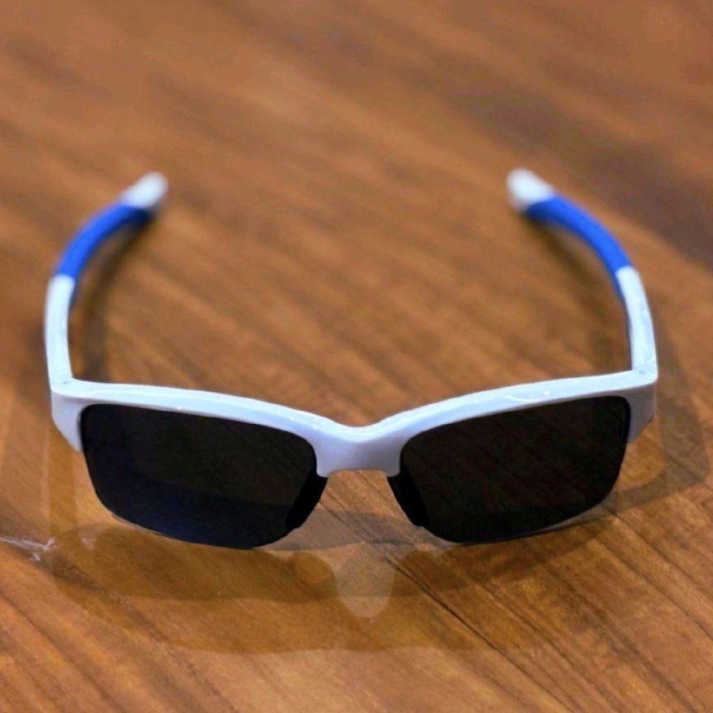 OAKLEY HALFLINK (A) Polished White - Ice Iridium sunglasses size 61-13-140 no Ducati Kawasaki KTM