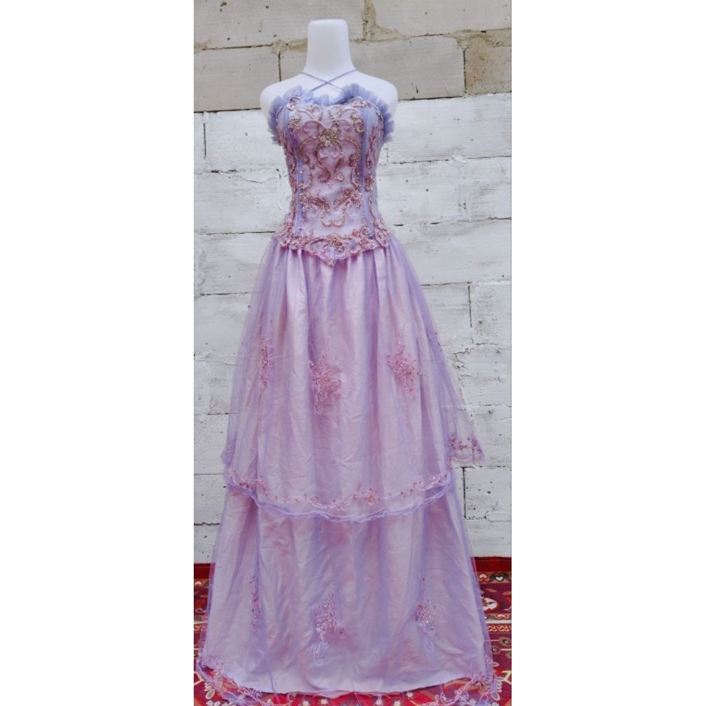 Gaun/Dress Pesta Fairy Lilac Cantik - Prom - Pesta - Party - Brithday - Photoshoot - Bridesmaid - Ko
