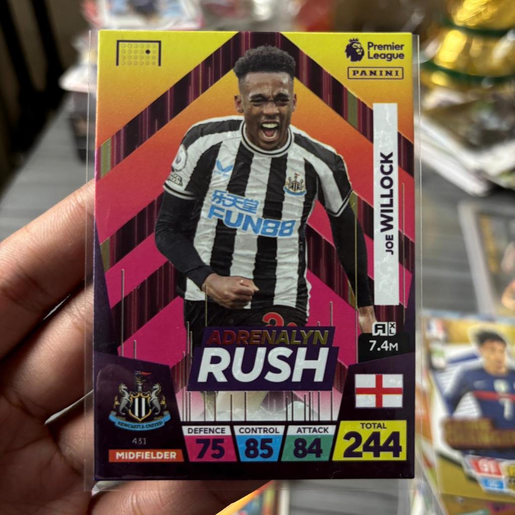 Kartu Bola Willock Newcastle Panini Original