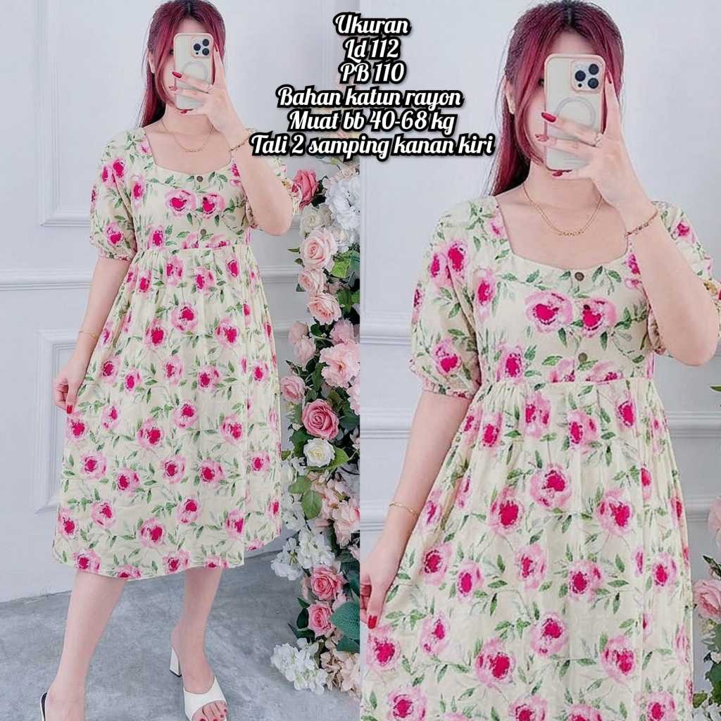 DRESS JUMBO DANIRA/ DASTER BUSUI/ DASTER IBU HAMIL/ DASTER KERUT/ DASTER KEKINIAN / DASTER TERMURAH/