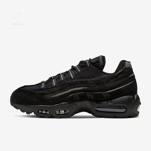 Sepatu Sneakers Air Max 95 CDG COMME des GARÇONS Hitam Dekonstruksi Reflective 3M