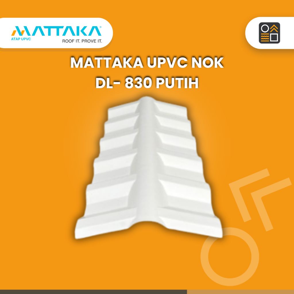Mattaka UPVC Nok DL- 830 Putih