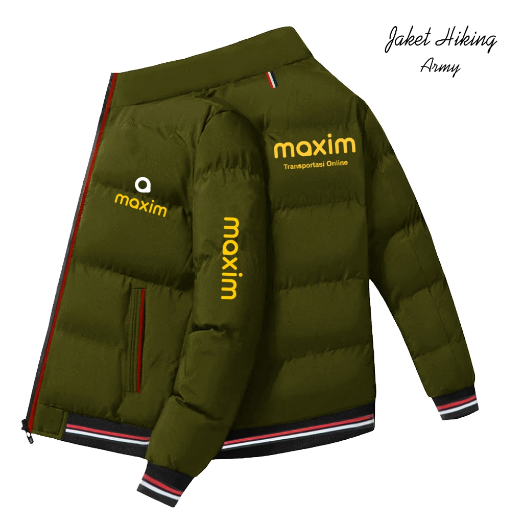 Jaket MAXIM Driver | Jaket MAXIM Original | Jaket Ojol Custom