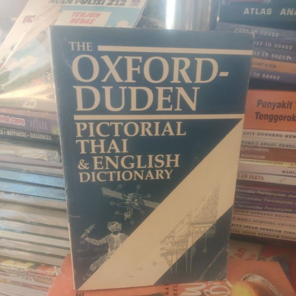 THE OXFORD DUDEN , PICTORIAL THAI & ENGLISH DICTIONARY.ORIGINAL