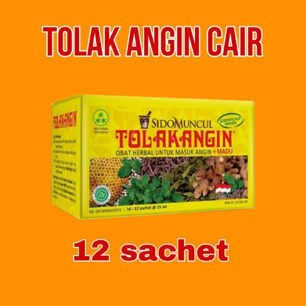 Tolak Angin Cair 12 Sachet