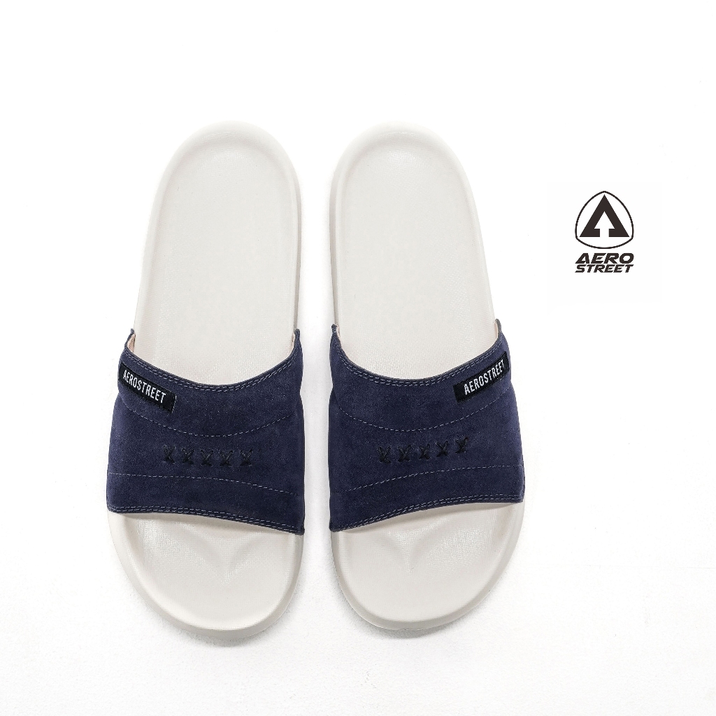 Aerostreet 39-44 Garnet Off White Navy - Sandal Selop B1BAA