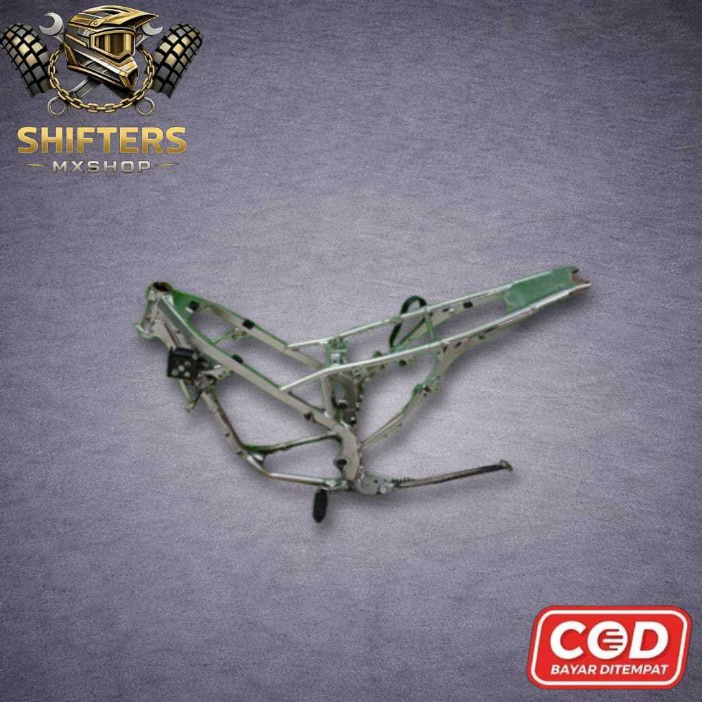 Rangka KLX150 BF Original Copotan – Kokoh, Presisi Pabrik Kawasaki