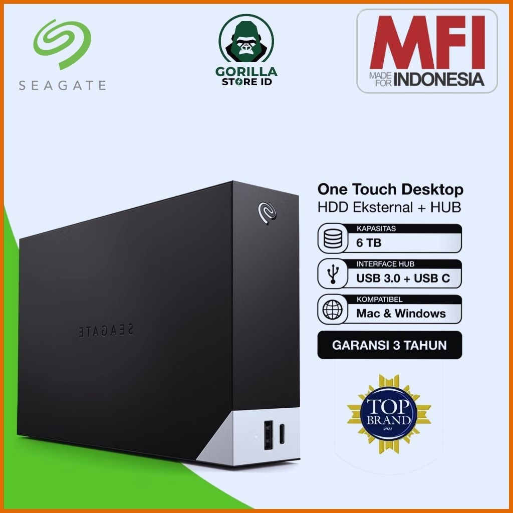 Seagate One Touch Desktop Hub HDD / Hardisk Eksternal 6TB USB3.0