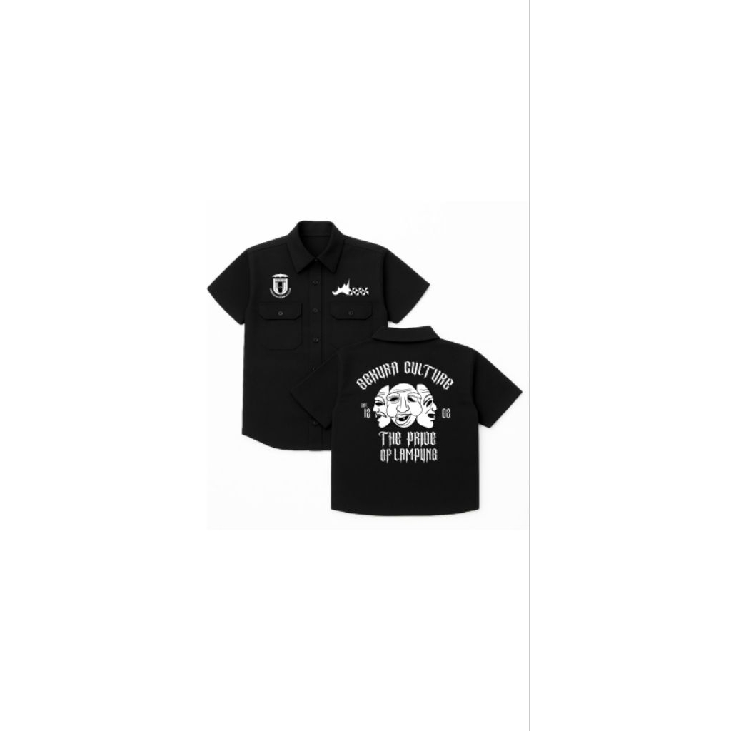 Kemeja Workshirt SMOKE bisa custom