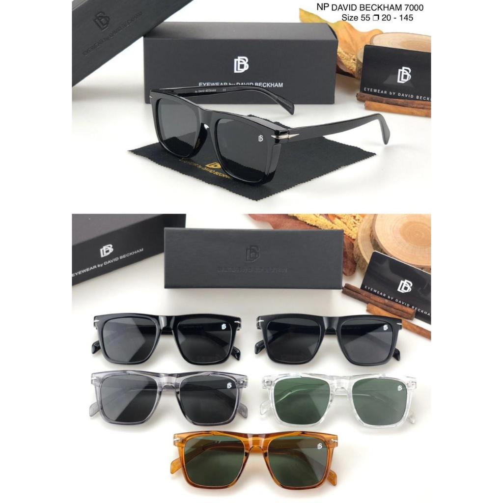 Kacamata Hitam Pria DB 7000 Eyewear by David Beckham Square Frame Original Set