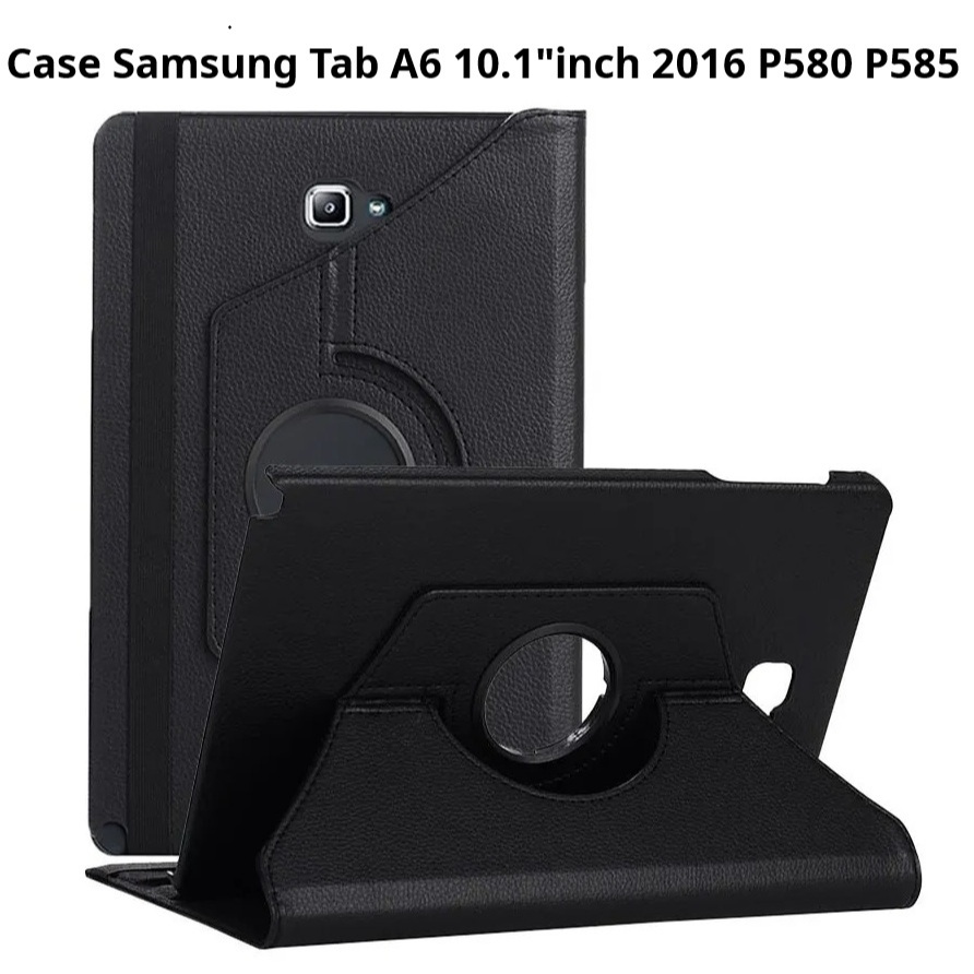 Sarung Rotary Samsung Tab A A6 10.1"inch 2016 S Pen / P580/ P585/ T580/ T585/ samsung tab a 2016 / c
