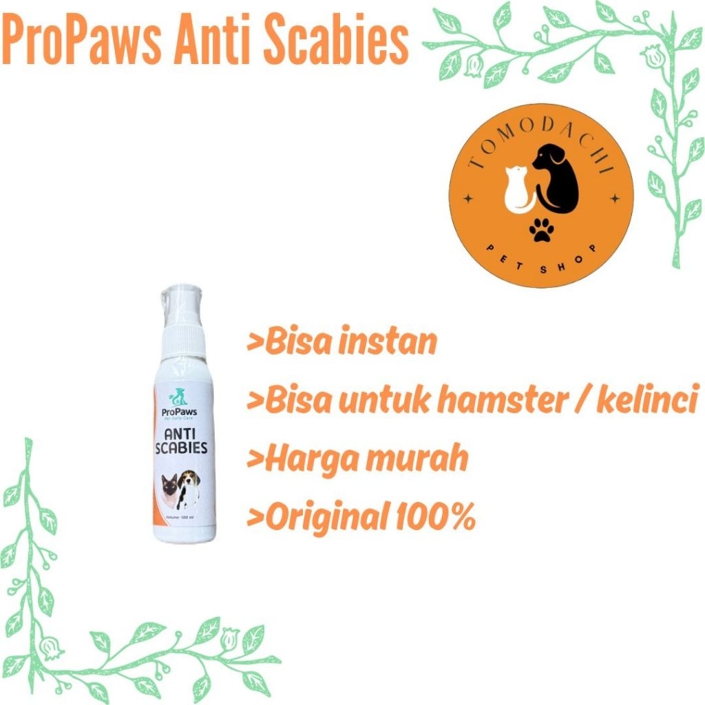 PROPAWS OBAT SPRAY / SEMPROT ANTI SCABIES KUCING ANJING