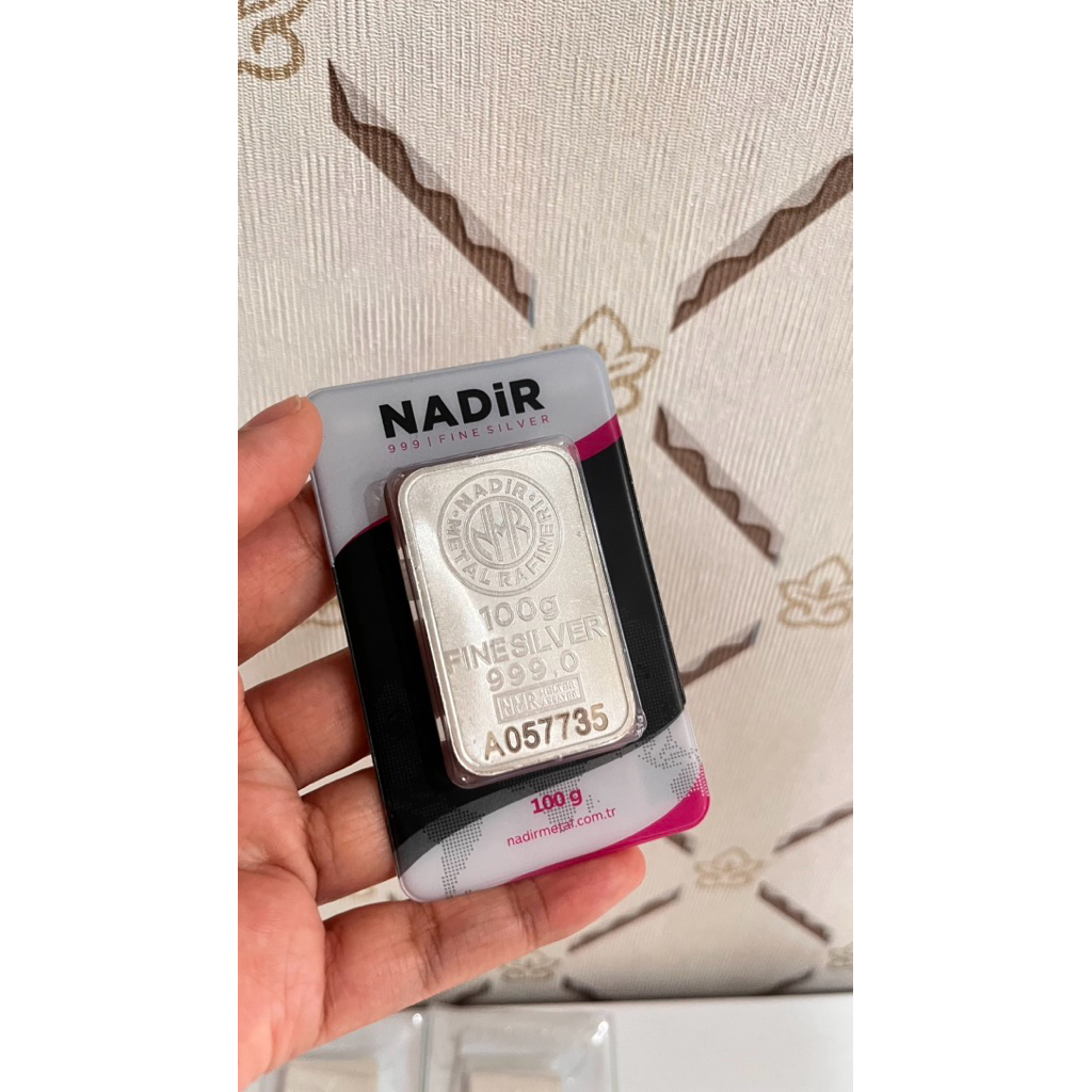 Perak Nadir 100 gram 999.0 Original