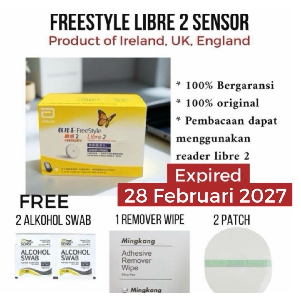Freestyle Libre 2 Sensor Original Abbott