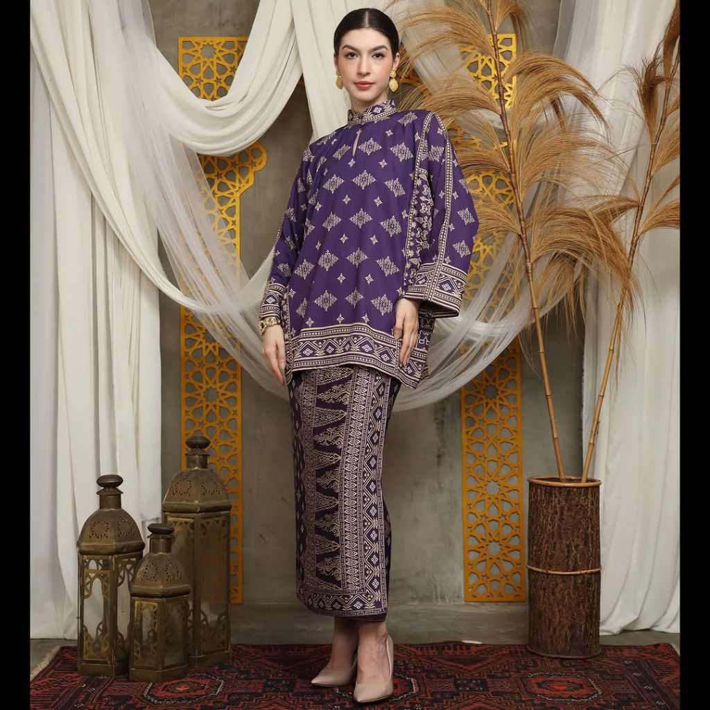 Kebaya Purple | Kebaya Ungu | Kebaya Premium | Kebaya Wisuda | Kebaya Modern | Kebaya Wanita | Baju 