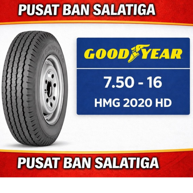 Ban Truk GOODYEAR 750 R16 HMG2020 HD 14PR TRUK DOUBLE