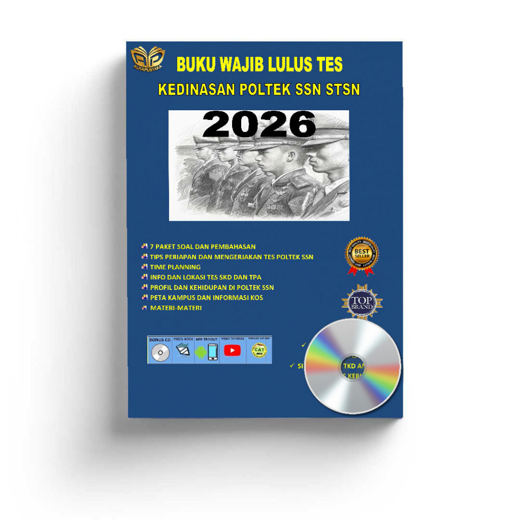BUKU WAJIB LULUS TES KEDINASAN POLTEKSSN STSN 2026