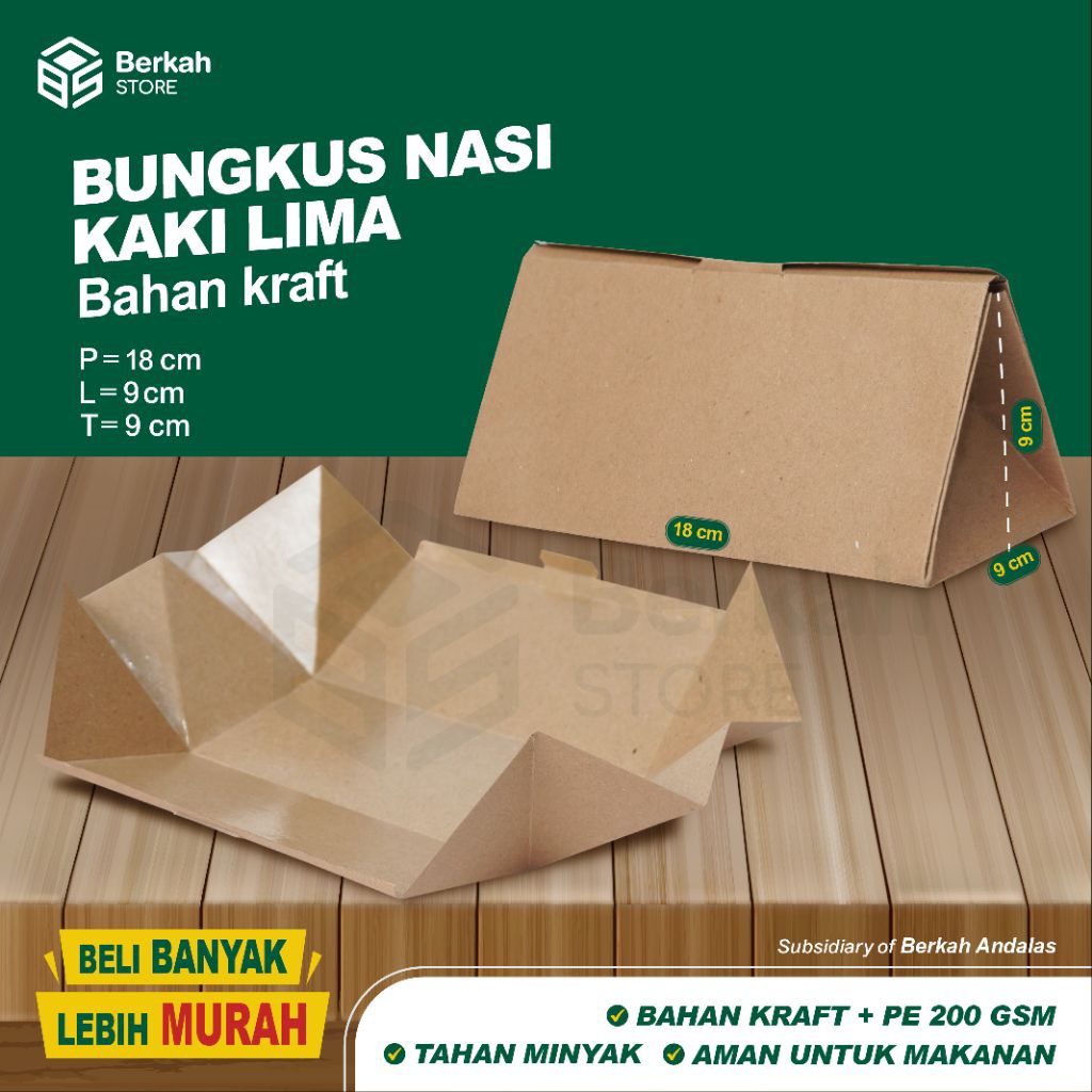 RICE PACK BUNGKUS NASI KEKINIAN BUNGKUS NASI