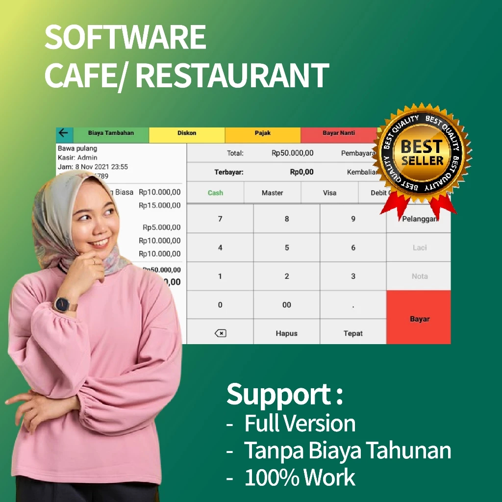 Software Program Aplikasi Kasir untuk HP Android atau Tablet Android Full Version Restoran Cafe